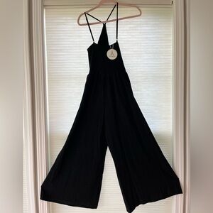 Anrabess Black Wide Leg Jump Suit - NWT